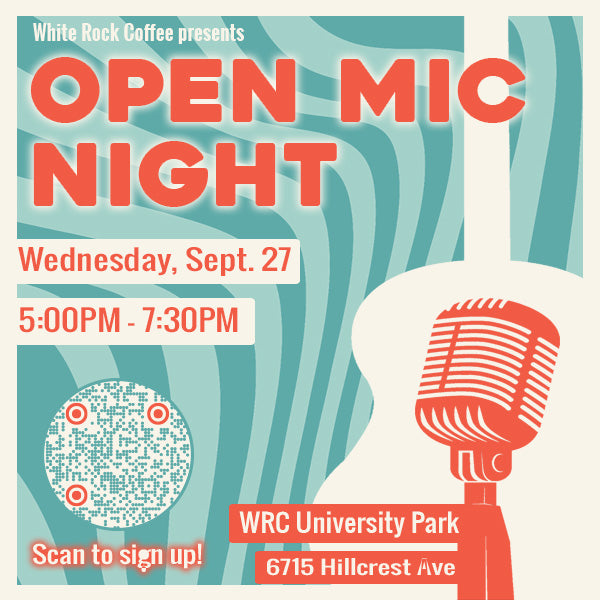 White Rock Coffee Open Mic Night University Park