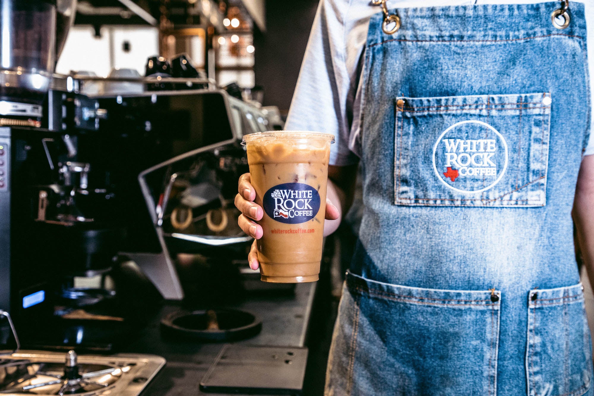 White Rock Coffee Preston Center Iced Drink