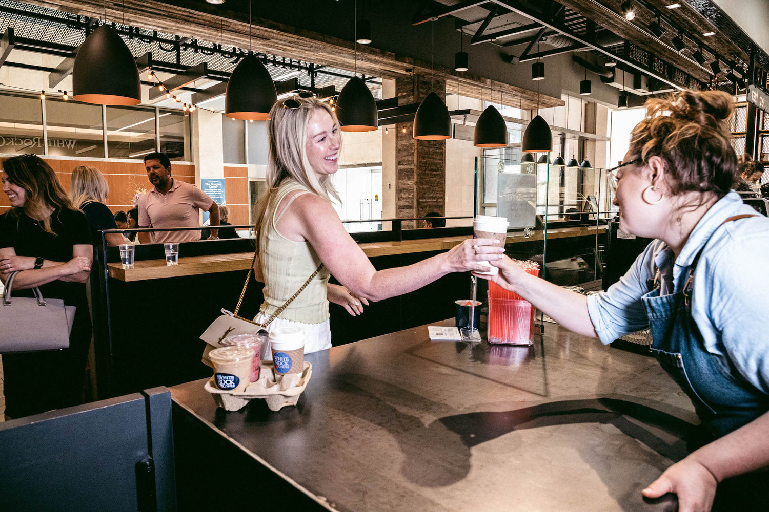White Rock Coffee Preston Center Customer