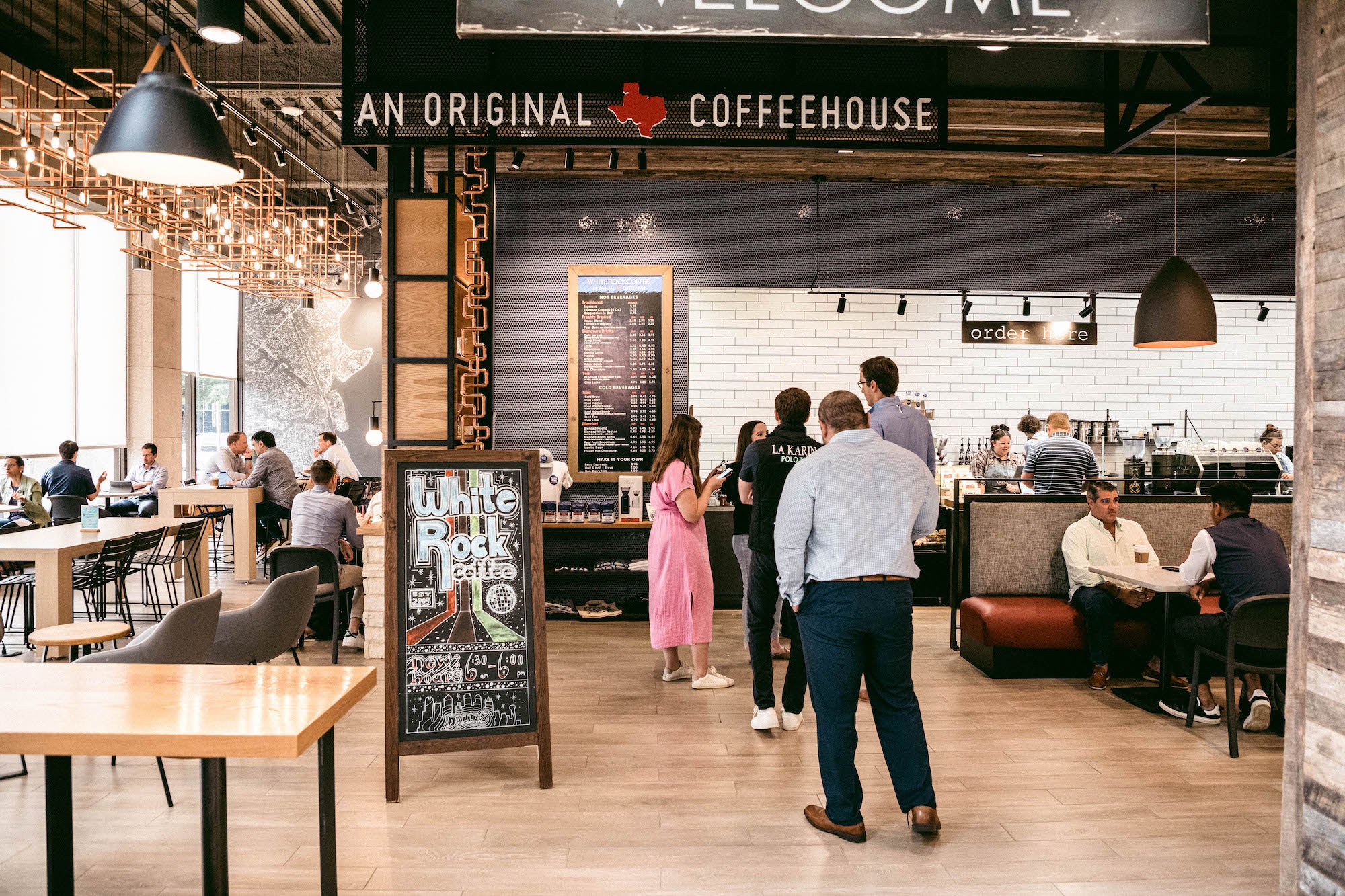 White Rock Coffee Preston Center Customer Line