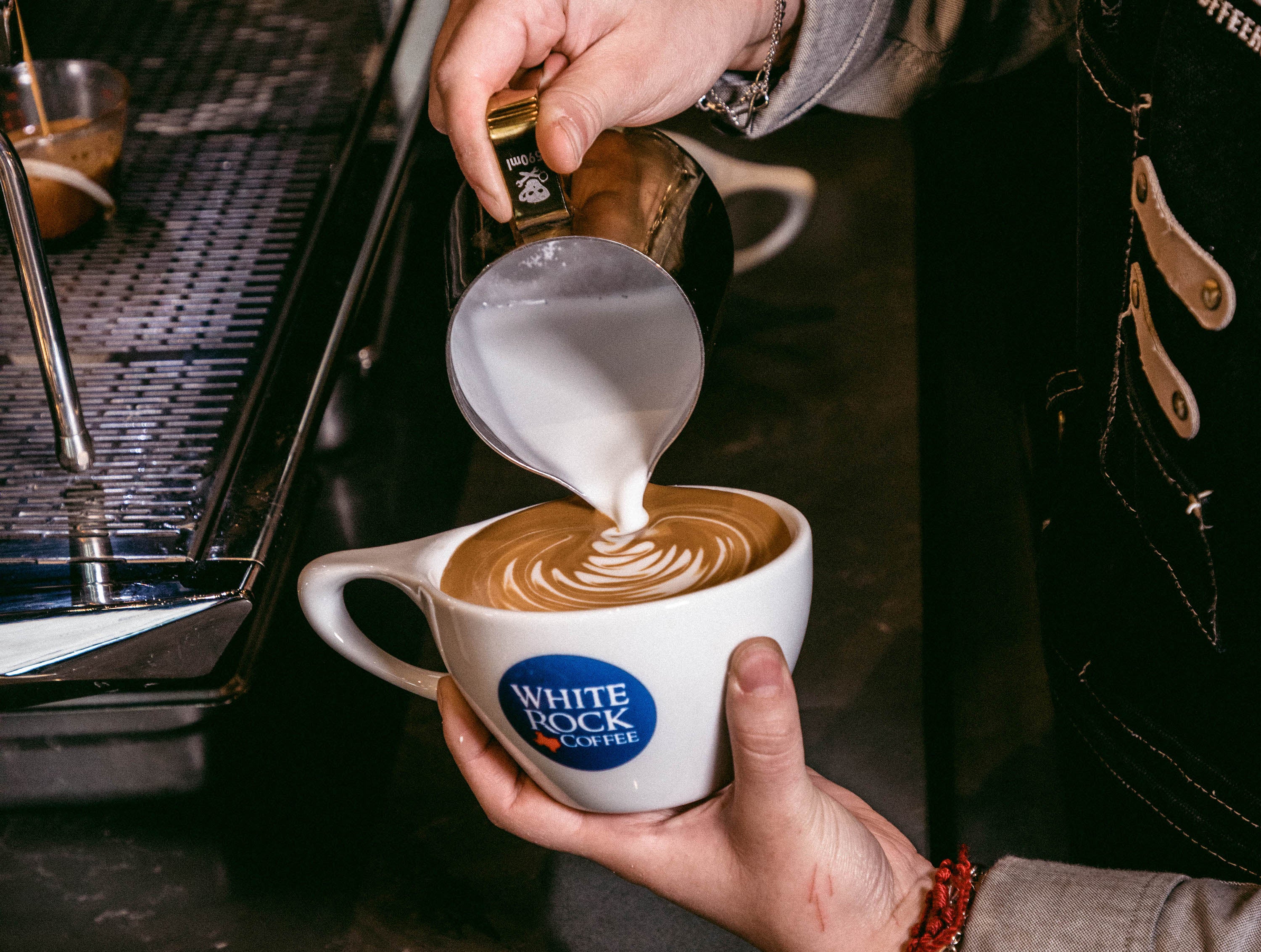 White Rock Coffee Uptown @ Rosewood Court Latte Art