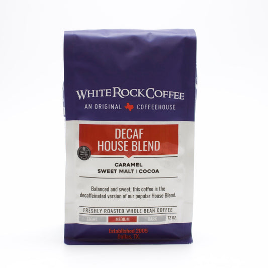 6 Month Coffee Gift Subscription - Decaf House Blend - White Rock Coffee