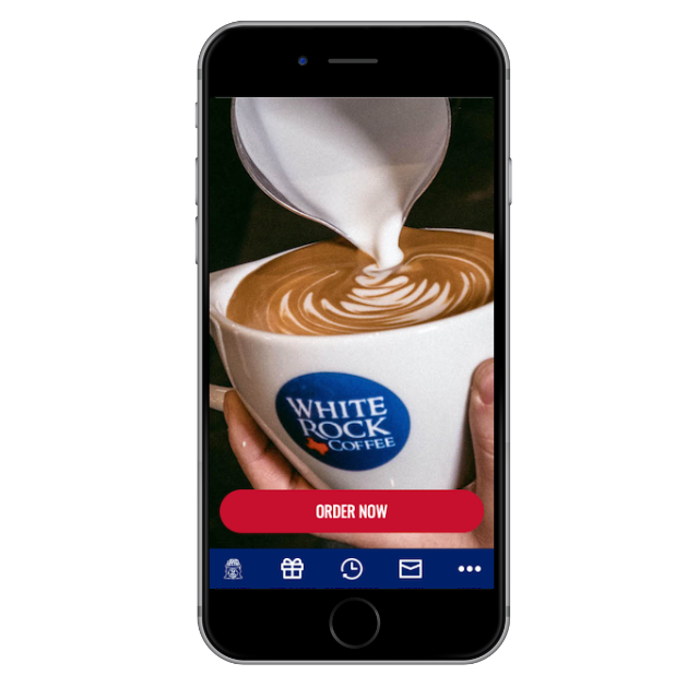 White Rock Coffee Mobile App