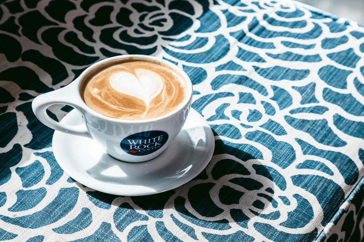 White Rock Coffee University Park Latte Art