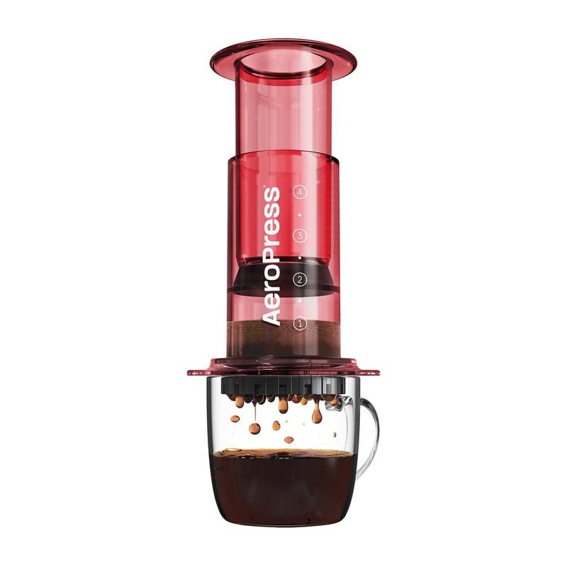 AeroPress Clear Red Coffee Press