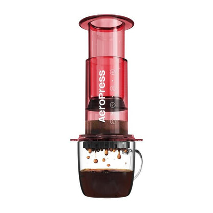 AeroPress Clear Red Coffee Press