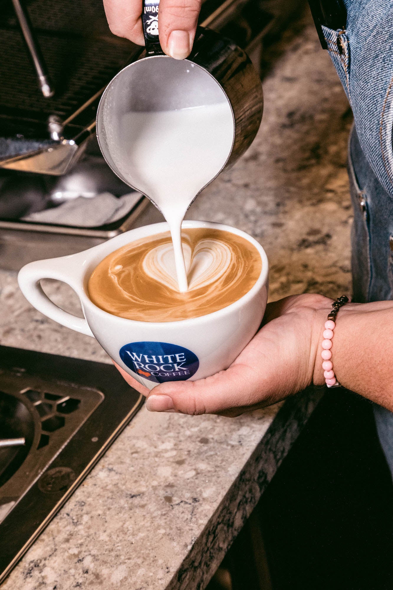 White Rock Coffee University Park Latte Art