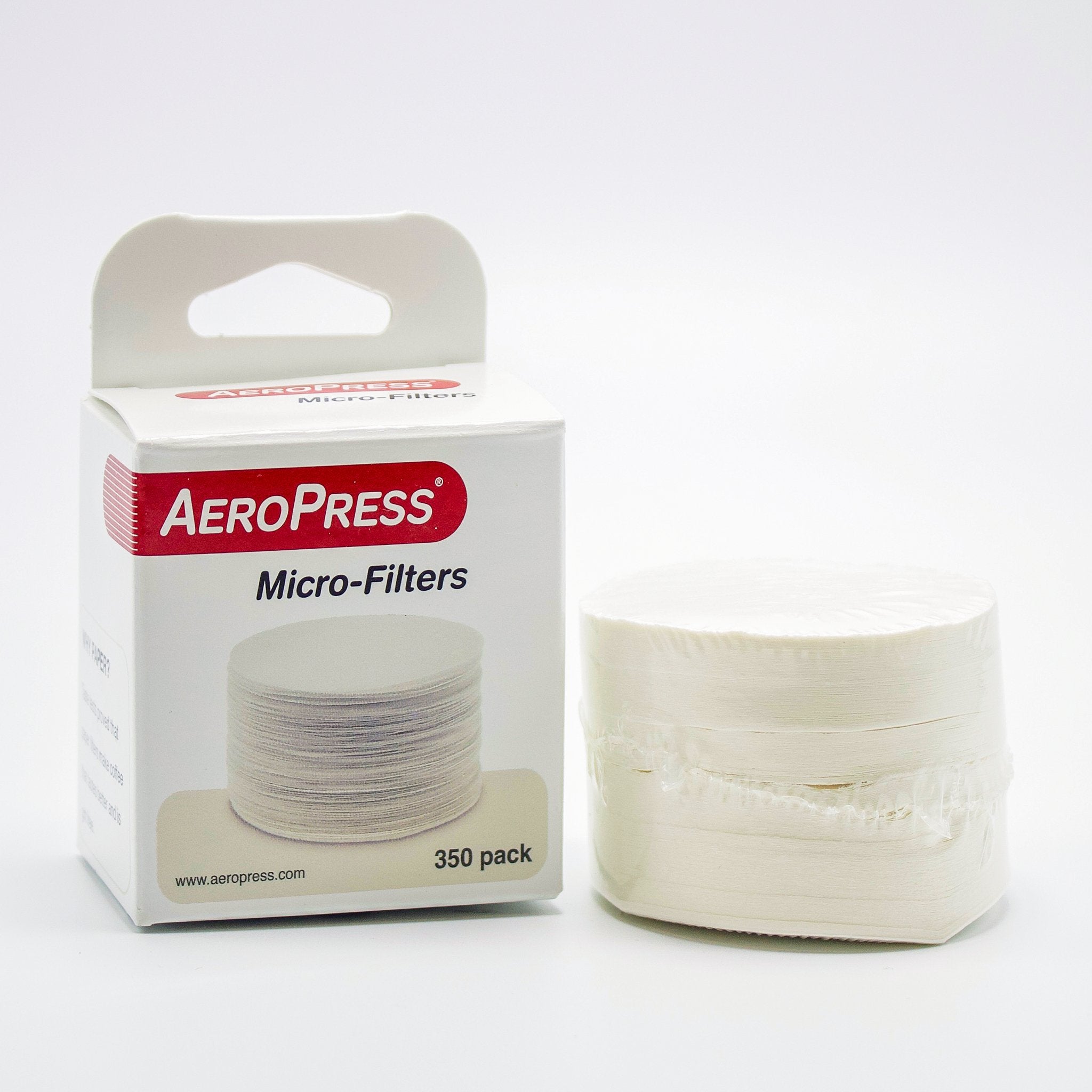 White Filter Rocks AeroPress Micro-Filters (350 Count) – White Rock Coffee