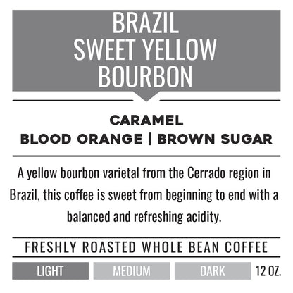 Brazil Sweet Yellow Bourbon - White Rock Coffee