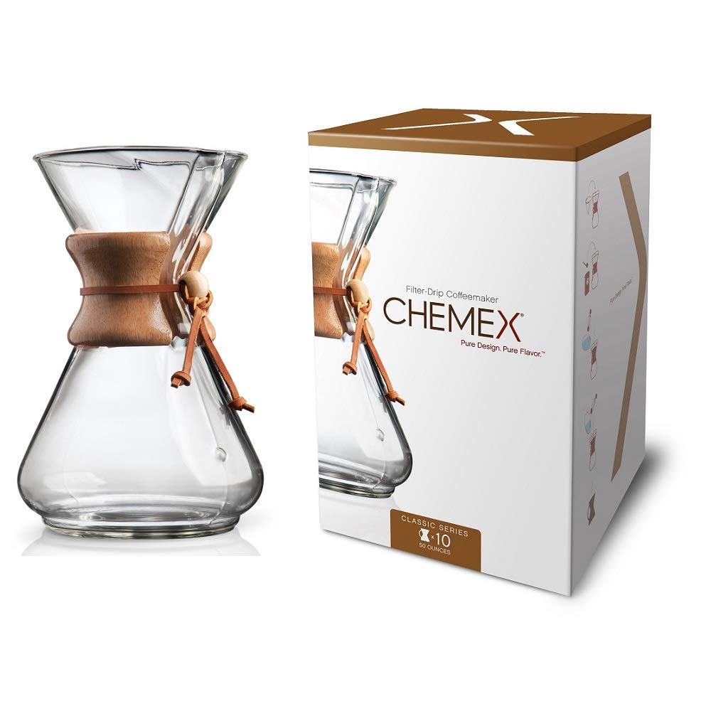 Chemex Classic 10-cup Pour Over Brewer - White Rock Coffee