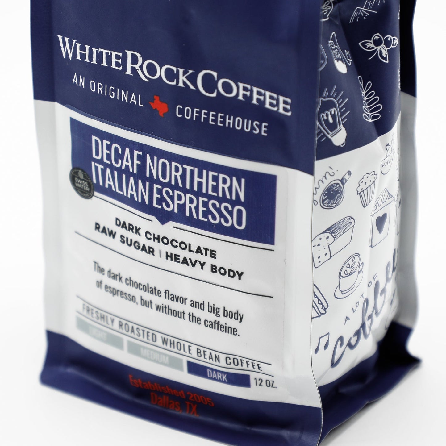 Decaf Northern Italian Espresso - White Rock Coffee
