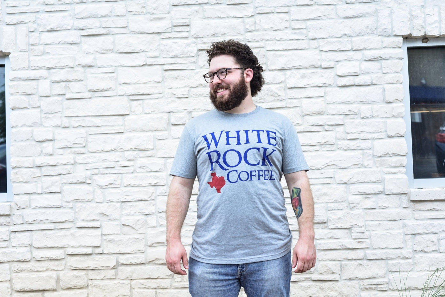 White Rock Coffee Gray Core Collection T-Shirt - White Rock Coffee
