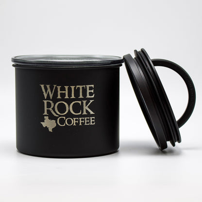 WRC Branded Airscape Canister (Matte Black) - White Rock Coffee